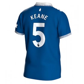 Everton Michael Keane #5 Hemmakläder 2023-24 Kortärmad